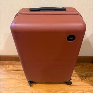 monos carry on Luggage Suitcase Terracotta
